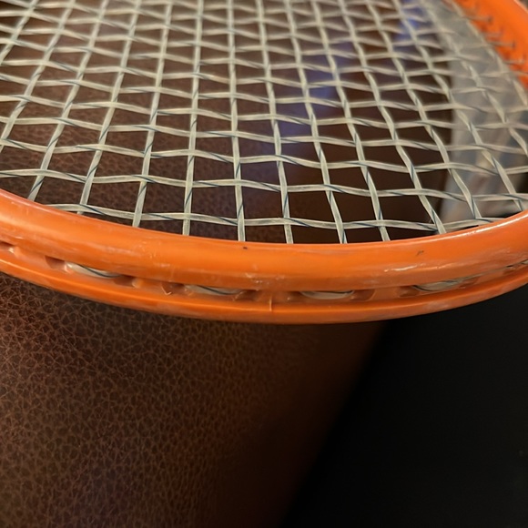Racquetball Racket Vintage 1970's Leach Bandido San Diego- with Orange frame - Picture 8 of 10